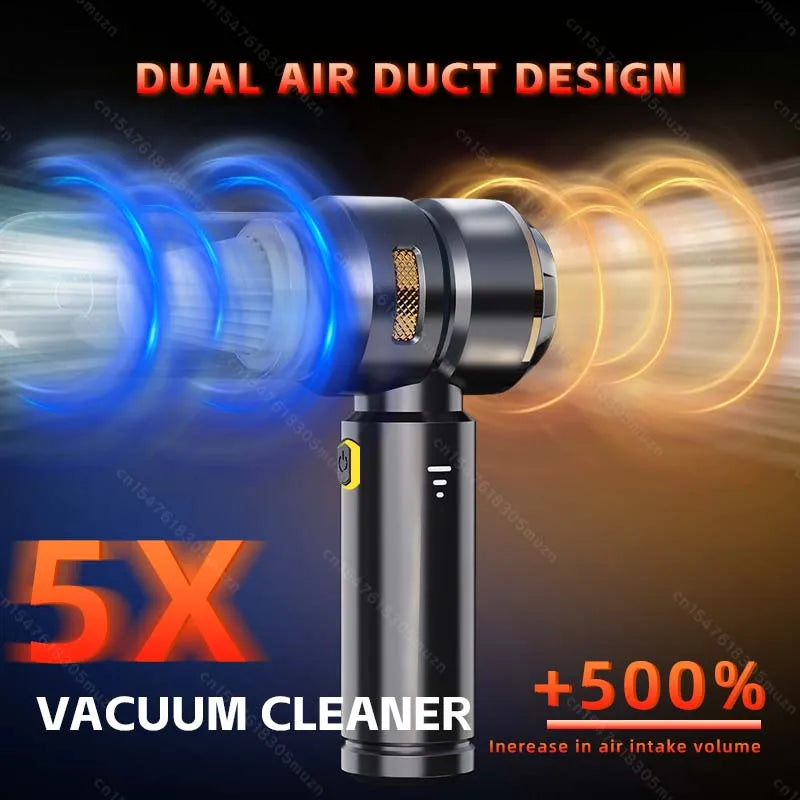 Aspirateur à Main Sans Fil Haute Puissance avec Moteur Brushless pour Voiture et Maison
